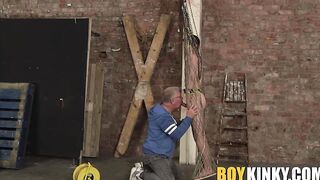 Evil lord Sebastian taking Jonny to another level of pain