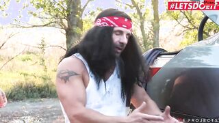 DOE PROJECTS - Shrima Malati Getting Cum Covered By Lucky Mechanic - LETSDOET