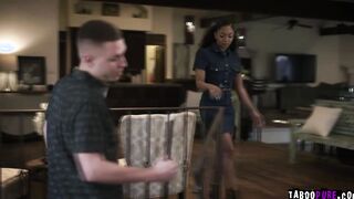 Alex Max bended Cali Caliente over to fill her pussy