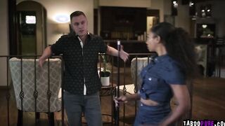 Alex Max bended Cali Caliente over to fill her pussy