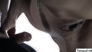 Slut stepteen pounded by Shemale stepmom