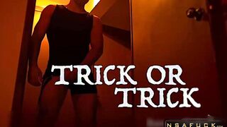 Trick or Trick Sexy Slut Fucked by Stran