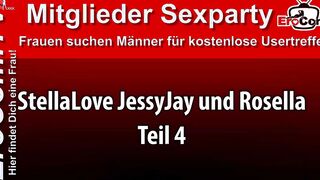 German housewife and slim 18 Year Old fucking during a cummed Group Sex