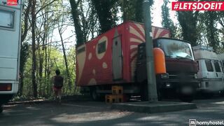 HORNYHOSTEL - OUTSIDE PHOTOSHOOT LEADS TO GODDESS HOTEL SEX FOR LONG JUGS BEAUTY STACY BLOOM - LETSDOEIT