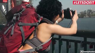 HORNYHOSTEL - OUTSIDE PHOTOSHOOT LEADS TO GODDESS HOTEL SEX FOR LONG JUGS BEAUTY STACY BLOOM - LETSDOEIT