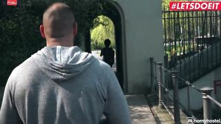 HORNYHOSTEL - OUTSIDE PHOTOSHOOT LEADS TO GODDESS HOTEL SEX FOR LONG JUGS BEAUTY STACY BLOOM - LETSDOEIT