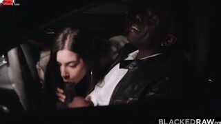 BLACKEDRAW Bombshell dark hair Anya can't resist huge BBC