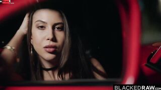 BLACKEDRAW Bombshell dark hair Anya can't resist huge BBC