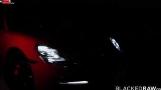 BLACKEDRAW Bombshell dark hair Anya can't resist huge BBC