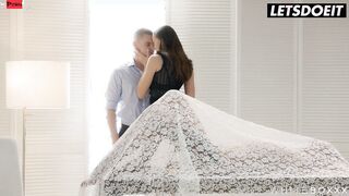 Arteya & Stacy Cruz share a penis inside steamy three way & hardcore FFM sex WHITEBOXXX