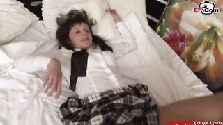 18yo dark hair College twat with mouth booty boned before the mouth cumshot