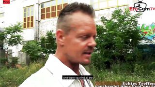 German milf meet and fucked into outdoor for real date