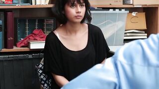 Shy barely legal Yo Penelope Reed Pounding The Security To Avoid Fine
