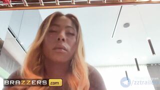 Gogo Fukme & Damion Are Gets Nailed In The Kitchen Without Caring To Get Caught - Brazzers