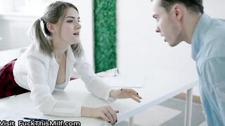 Eval Elfie gave herself up to a boy with a boner! WOW!