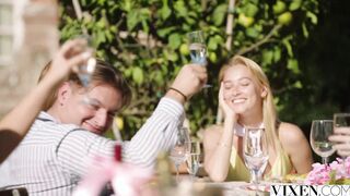 VIXEN Insatiable Blonde Hot Jaylah seduces a married man
