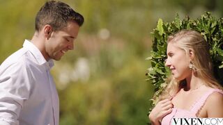 VIXEN Insatiable Blonde Hot Jaylah seduces a married man