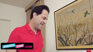 beauty Dads Trade Cute 19 Year Older Stepdaughters pt. 2