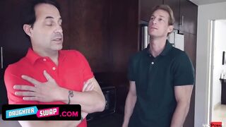 beauty Dads Trade Cute 19 Year Older Stepdaughters pt. 2