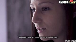 CASTING FRANCAIS goddess Mya Krystal Casting Fun Near The Window
