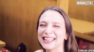 MAMACITAZ - (Izzy Lush, Kevin White) - Slender 19 Year Mature Getting Her Hairy Snatch Fucked Into The Restaurant Full Clip
