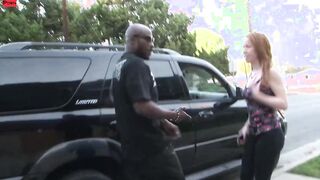 Turned On Red Fellatio Ride A Monstrous African Cock