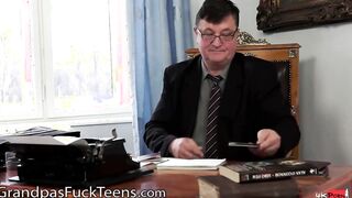 GrandpasFuckTeens I Want Your ROCK HARD Old Man Penis DEEP Inside Me!