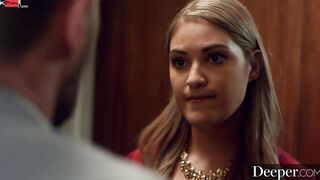 Deeper. Crazy Hot gold digger is seduced by bf's dad