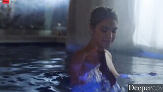 Deeper. Crazy Hot gold digger is seduced by bf's dad