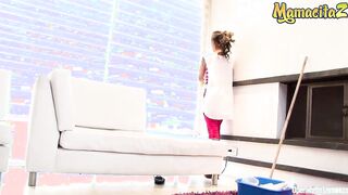 MAMACITAZ - Latina Maid Laura Montenegro is doing her best to please her Boss