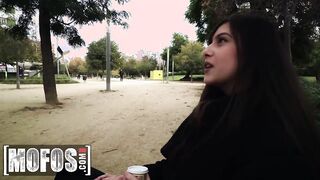 MOFOS - Cute Dark Haired 18 year old Anya Krey Takes a Big