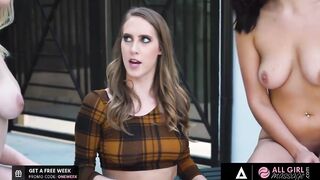AllGirlMassage Kenzie Madison's Weirdo Neighbor Sneaked in for a Hard 3 Way