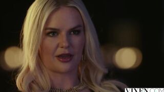 VIXEN Curvy Blonde Vic makes an give Oliver can't resist