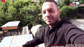 German barely legal bimbo pick up at real date