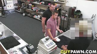 Cute pawnee spitroasted by greedy brokers in the back room