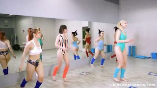 Lesbians doing Aerobics