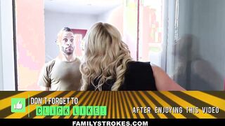 Army Boy Meets Big Boobed Stepmom For Thanksgiving