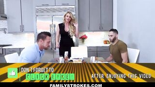 Army Boy Meets Big Boobed Stepmom For Thanksgiving