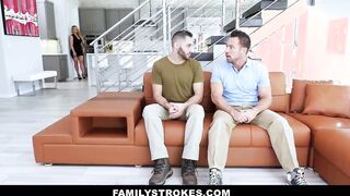 Army Boy Meets Big Boobed Stepmom For Thanksgiving