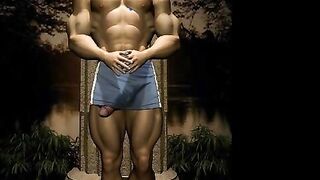 3D Muscle Males Like Big Dicks