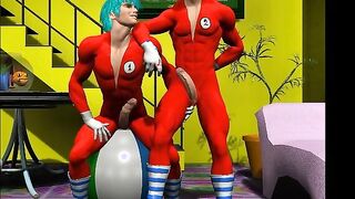 3D Muscle Males Like Big Dicks
