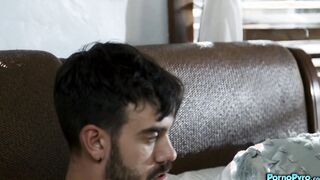 Nade Nasty Titty Fucks Skylar Snow's Big Natural Breasts