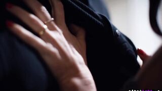 Alex rammed Katrina's pussy with his massive cock