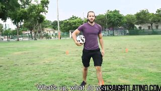 Latino athlete turned gay after bareback and facial
