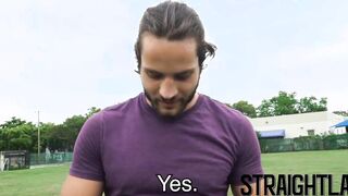 Latino athlete turned gay after bareback and facial