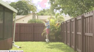 Married milf shares a giant mango tree with college boy
