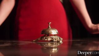 Deeper. Domme Kenna shares her favorite slave Coco with Oliver