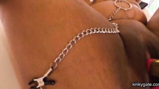 My Sir makes me cum while tied up