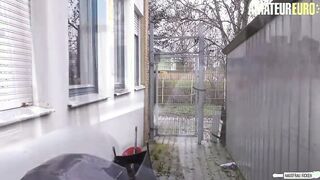 AMATEUREURO - Older German BBW Fucks Cleaning Man
