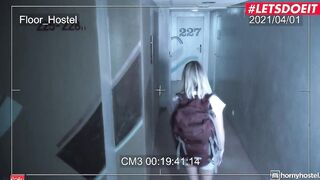 TURNED ON HOSTEL - Lya & Jesus Wild big black cock Fuck Fun